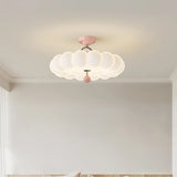 French retro cream lamp bedroom ceiling light creative master bedroom pendant light
