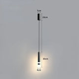 Modern Led Long Pendant Light for Bedroom Bedside Living Room Hanging Lamps Reading Lighting Double Spotlight Decor Chandelier