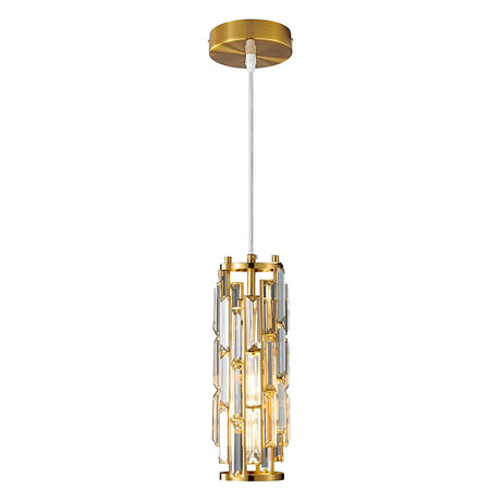 Modern Pendant Light Mini Crystal Chandeliers Adjustable Fixture for Kitchen Island Dinning Room Bedroom Black Chrome 3-Light