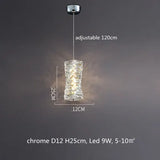Modern Luxury K9 Crystal Led Dimmable Pendant Lights Living Dining  Room Ring Hanging Lamp Lustre Led Suspend Lamp Decor Fixture