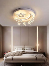 Children's Lamp: Modern Minimalist Star and Cloud Ceiling Light for Boys and Girls, Romantic LED Fixture for Study and Bedroom