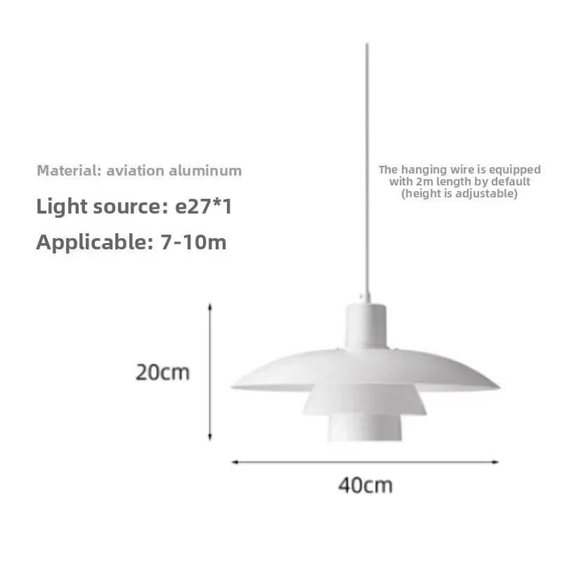 Denmark Louis poulsen ph4/3 Nordic restaurant chandelier flying saucer light study bar designer lamp
