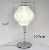 Nelson Wall lamp modern japanese wall lamp For Living Room Bedroom Home Bedside office Hotel Silk Cloth Lamp
