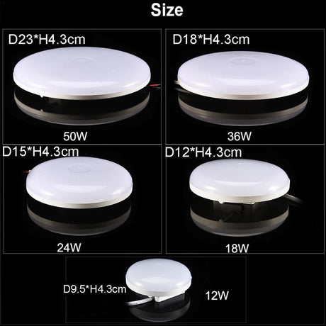 12/18/24/36/50W Led Ceiling Lamp Modern Ceiling Led Ceiling Lamps Round Living Room Bedroom Indoor Kitchen Lighting Lamp