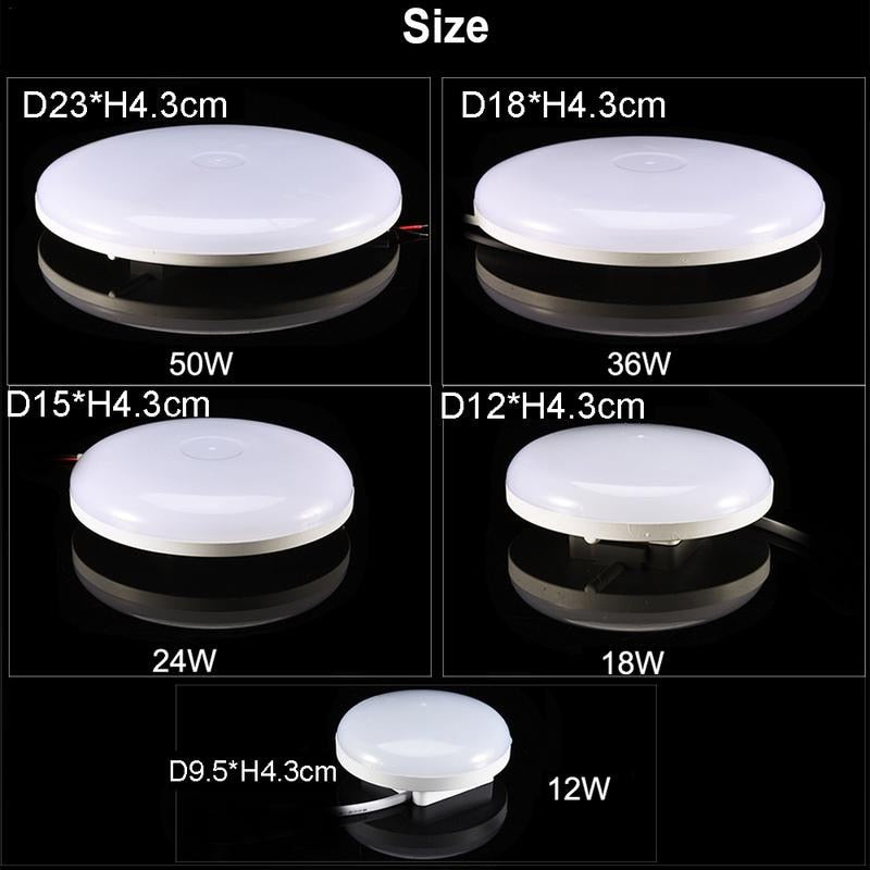 12/18/24/36/50W Led Ceiling Lamp Modern Ceiling Led Ceiling Lamps Round Living Room Bedroom Indoor Kitchen Lighting Lamp