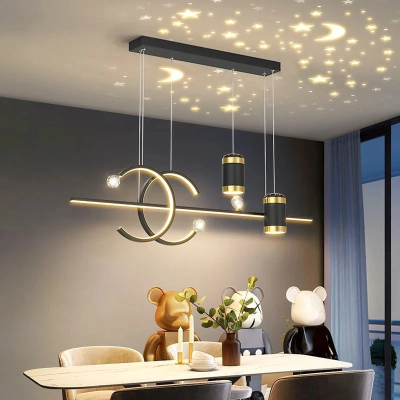Nordic LED Restaurant Pendant Light - Modern Minimalist Dining Table Lamp