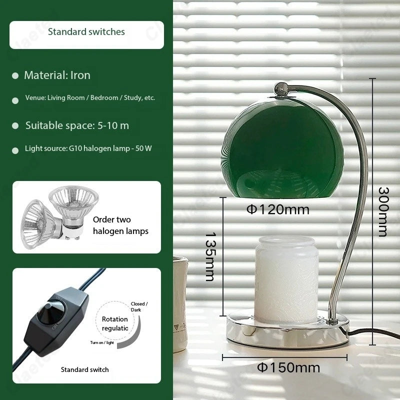 European Wax Melting Lamp & Reed Diffuser - Romantic LED Bedside Nightlight