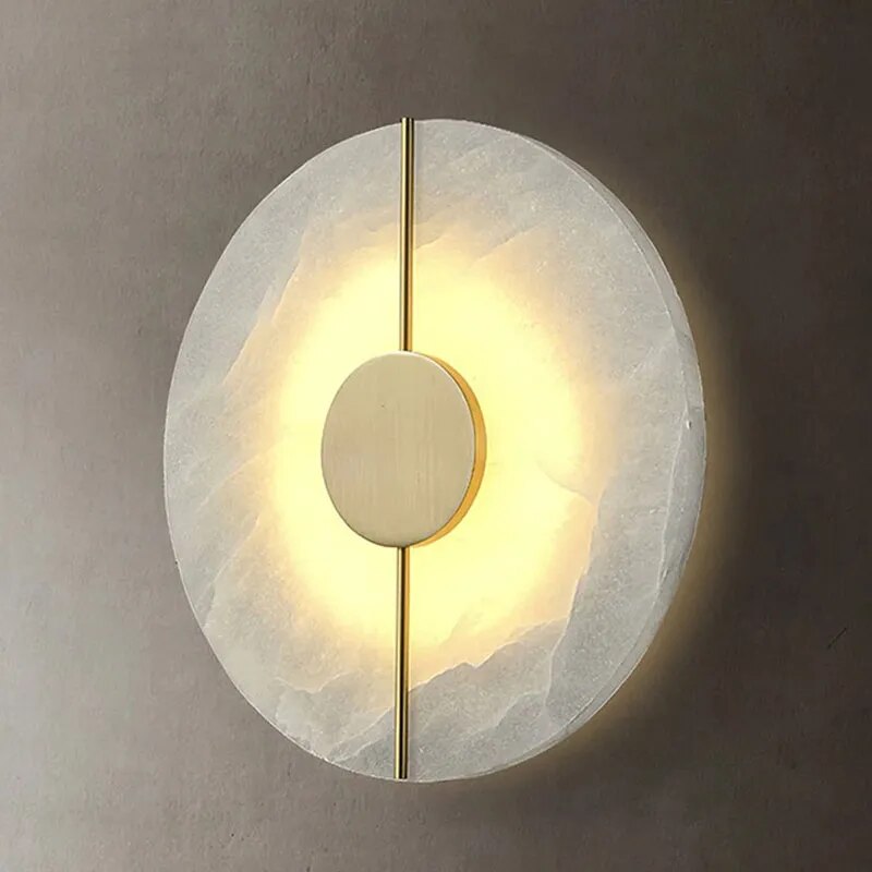 Modern Marble Led Wall Bedroom Lamp Home Decor Wall Decoration Lampshade LED Lighting Fixture for Home Decor Bedroom Hotel Lamps