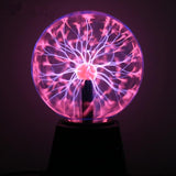 Novelty Glass Magic Plasma Ball Light Electric Lamp 220V 3 4 6 8 Inch Night Light Decor Plasma Lamp