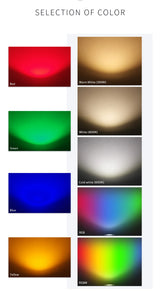 Waterproof Outdoor LED Light, Stainless Steel IP68 Terrace and Garden Ground Light, RGB RGBW, Recessed in Ground Lamp 12V/24V 2W