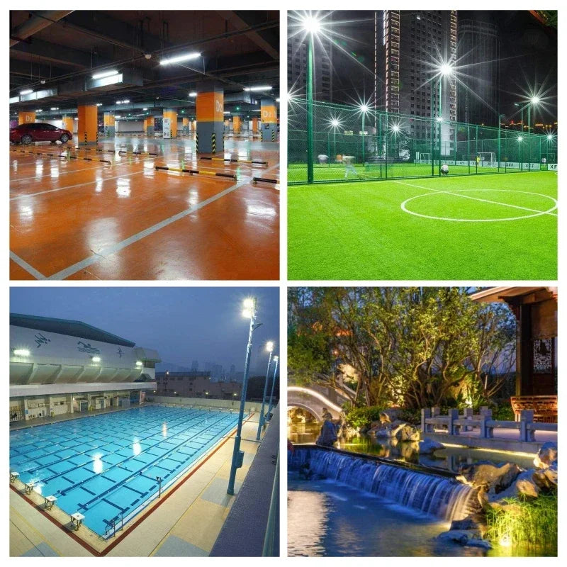 Led Flood Light 50W 100W 150W 200W 1/2/3PCS 110V 220V Outdoor Floodlight IP65 Waterproof Wall Lamp Reflector Led Street Light
