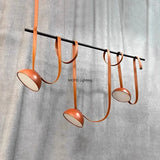 Italian Designer Leather Pendant Lamp Nordic LED Ceiling Chandelier Duplex Home Living Dining Room Hanging Lights Modern Fixture