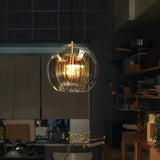 Nordic Modern Glass Pendant Lamp - Minimalist Kitchen Island Hanging Light