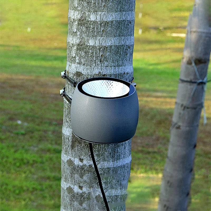 IP68 COB Tree 10W 20W 30W  Light Garden Landscape Holding Column Light Free Adjustable Floodlight Gazebo Patio Lights