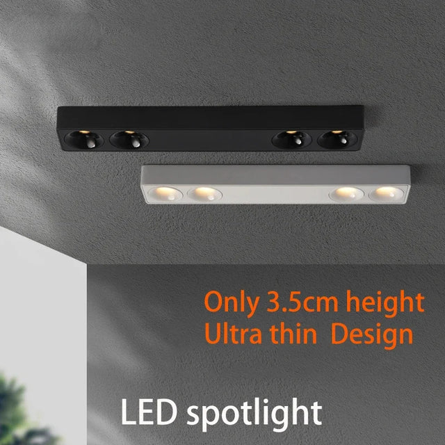 Line Spot Led Led Spotlights Surface Mounted Spots Light COB 28W Long Strip Linear L ...