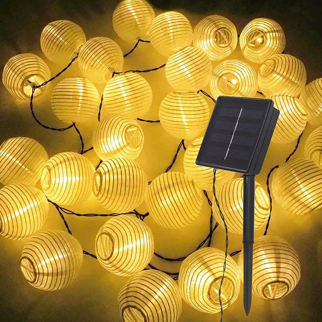 6m Solar Outdoor Light Garland Solar Lantern Garden Lamp String Lighs Waterproof Soalr Lamp Garden Garland Sunlight Garden Decors