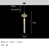 Nordic Luxury Art Glass Chandelier Creative Bar Villa Hotel Clubhouse Restaurant High End Pendant Lamp Home Decor Lighting