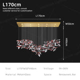 Hanging Ceiling Chandeliers Living Room Restaurant Chandeliers Lighting Kitchen Island Glass Pendant Light Dining Table Fixtures
