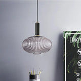 Nordic Retro restaurant colorful Glass pendant lights Creative living room Lamp Simple bedside lamp LED E27 light