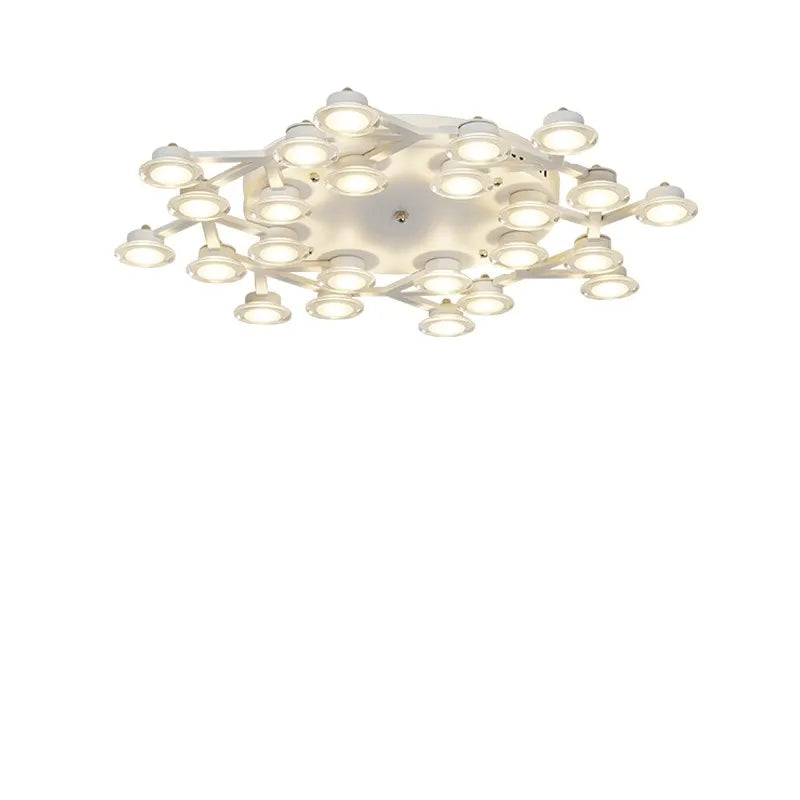 Nordic Living Room Ceiling Lights Post-modern Minimalist Bedroom And Study Lights Artistic Creativity Led Plum Blossom Lights