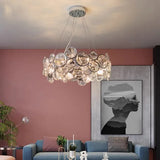 2026 New Nordic Style Chandelier Luxury LED Crystal Pendant Lights for Living Room Modern Lamp for Romantic Bedroom Dining Room
