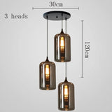 Modern LED Glass Ball Pendant Lamp for Living Room Bedroom Dining Kitchen - Indoor Hanging Chandelier Home Decor Light
