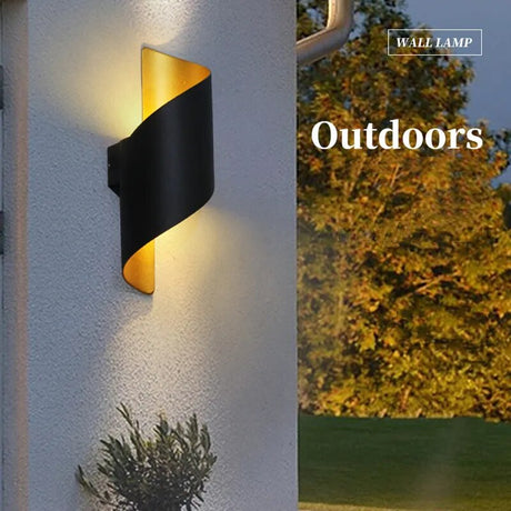 Modern LED Wall Light Waterproof IP65 Up Down 10W Outdoor Lighting Home Hotel Shop Corridor Porch Sconce Wall Lamps AC 220V 110V