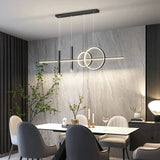 Modern Dining Room LED Pendant Light with Remote Control Dimmable Dining Table Hanging Lamp 90-260v Home Decor Chandelier Lights