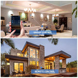 Tuya WiFi E27 B22 Smart Dimmable Bulb RGBCW 100-240V 15W LED Light Smart Life App Control Support Alexa Google Home Alice