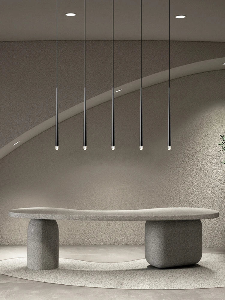 Modern LED Long Staircase Chandelier - Luxury Villa & Attic Hanging Lamp