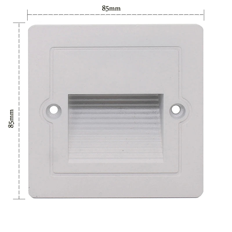 Outdoor Led Stair&amp;Step Light 3W Waterproof Recessed Wall Corner Lamp For Home Landscape Pathway Stairway Garden Yard Footlight