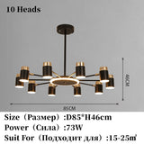 Nordic Chandeliers Lighting For Modern Living Dining Room Bedroom Kitchen Ceiling Pendant Lights Simple Indoor Home Decors Lamps