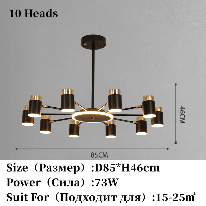 Nordic Chandeliers Lighting For Modern Living Dining Room Bedroom Kitchen Ceiling Pendant Lights Simple Indoor Home Decors Lamps