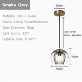 Modern Glass Pendant lamp Nordic Suspension Chandeliers for Living Dining Room Kitchen Bedside Hanging Lamp Fixture Luster
