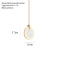 Modern Marble Pendant Lamp Living Room Bedroom Bedside Dining Room Staircase Kitchen LED Decoration Lights Hanging Lighting Home