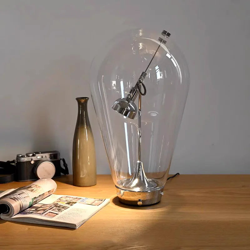 Nordic Designer Magnetic Gravity Adjustable Silver Lamp Bedroom Bedside Lamp Art Light  Study Reading Night Light Led Lights
