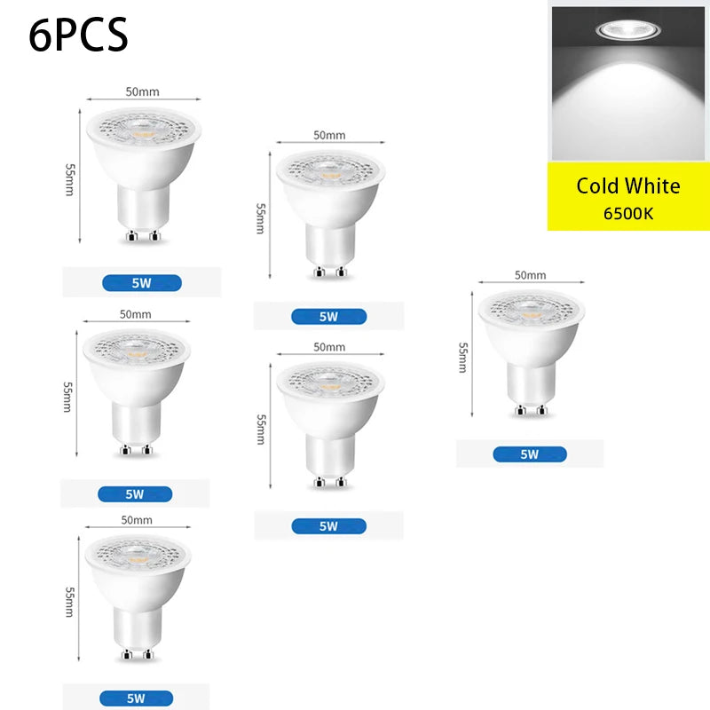 GU10 Track Light LED Interior Decoration Smart home Hallway Shop Rail Ceiling Lamp Fixture Replaceable Bulbs Led Spotlights Set