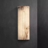 Creative Real Marble LED Wall Lamp - Luxury Art Deco Stone Sconce