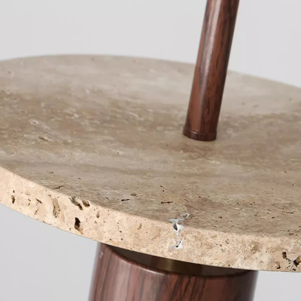 Wabi Sabi Natural Travertine Pendant Light - Luxury Stone Kitchen Island Lamp