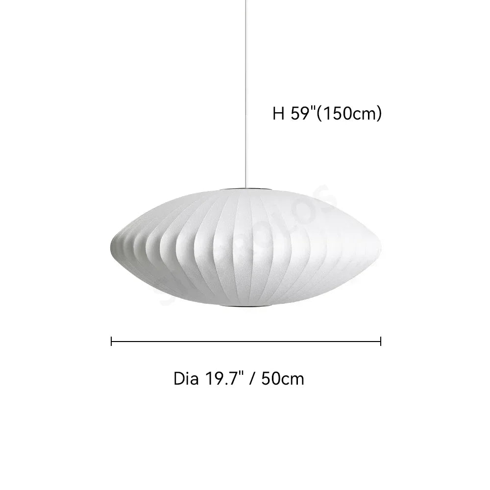 Wabi-sabi Silk LED Pendant Lamp Denmark Designer Hanging Light Living Room Hotel Restaurant Factory Direct High-End Home Decor