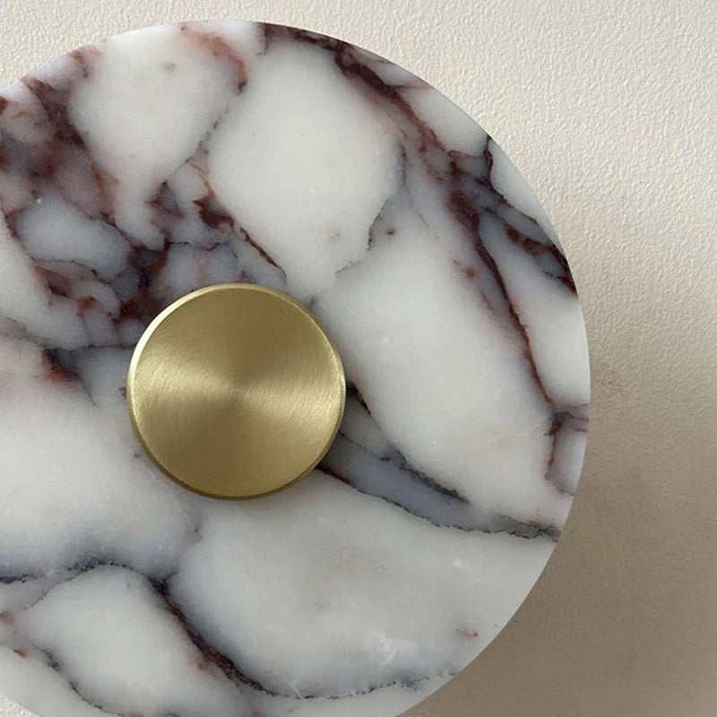 New Style Art Deco Wall Light Stone Gold Metal For Bedroom Foyer Stairs Aisle Drop shipping 3000K Atmosphere Lamp 20/25/30cm