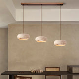 Designer Creative Bedroom Headboard Pendant Lamp Wabi Sabi Yellow Cave Stone LED Living Room Chandelier Foyer Corridor Lighting