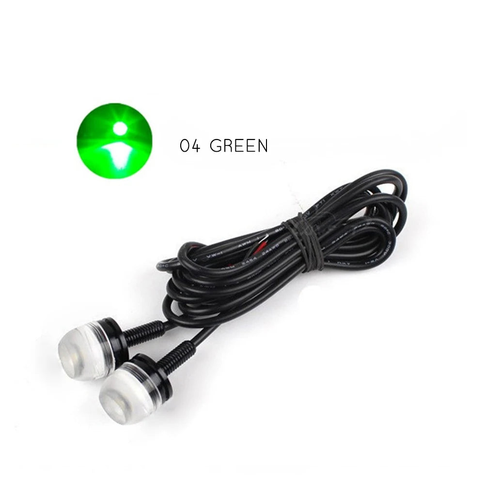 2X 9W 12V SMD LED Chip License Plate Light Bolt Screw Turn Signal Tail Light 5630 LED Number Plate Light Motorcycle Auto Car