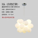 Romantic American Retro Countryside Flower LED Ceiling Light Nordic Designer Wrought Iron Glass Living Room Decoration