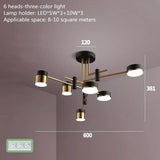 Modern Home Decoration Pendant Light Simple Fashionable Nordic Black Gold Led Lamp Living Room Dining Bedroom Salon Chandeliers