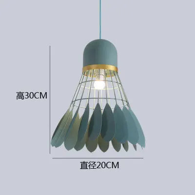 Badminton Chandelier Modern Minimalist Nordic Restaurant Lamp Creative Personality Bar Study Bedroom Lamp Living Room Decorativ