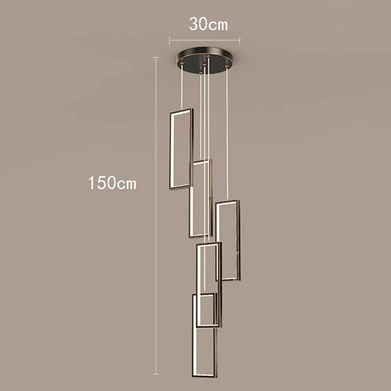 Nordic home decoration, stair chandelier, living room and dining room Pendant lights, ceiling light, indoor lighting