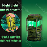 Simulation Nuclear Reactor Lantern & Handheld Camping Light - LED Night Light Ornament for Halloween, Home Decor & Unique Gifts