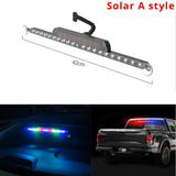Strobe Police Lights LED Warning Lamp Solar RGB Car Anti Collision Lights Parking Signal Lamp Flasher Emergency Warning Lighting