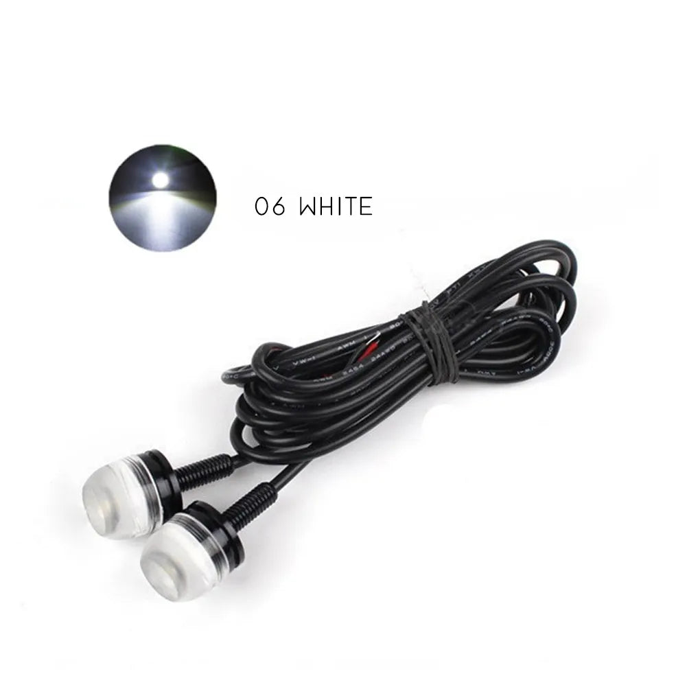 2X 9W 12V SMD LED Chip License Plate Light Bolt Screw Turn Signal Tail Light 5630 LED Number Plate Light Motorcycle Auto Car